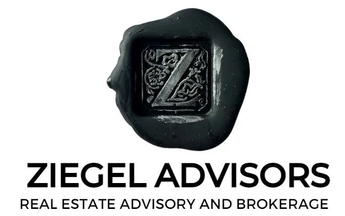 A black seal with the letters z and " zegel advisors."